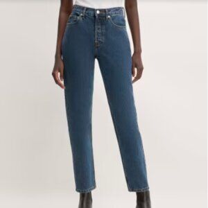 NWT Everlane 90's Cheeky Jean Sz 26 Ankle / Deep Atlantic